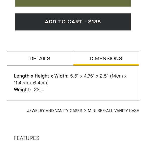 Paravel Mini See-All Vanity Case - Picture 4 of 9